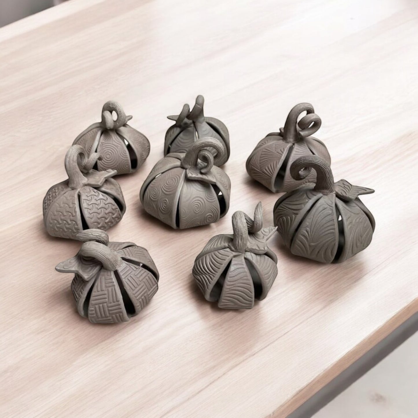 Clay Pumpkins