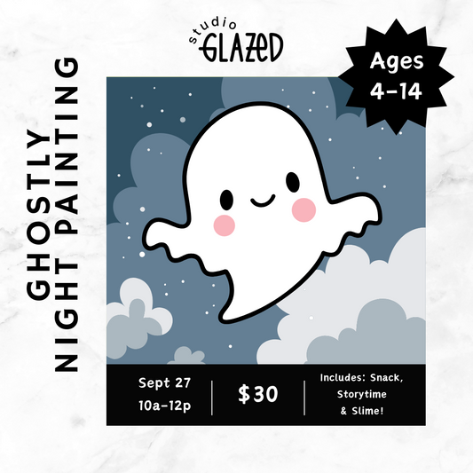 Ghostly Night Painting Party