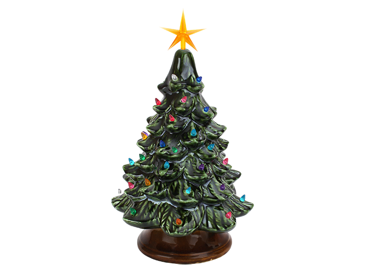 Lighted Christmas Trees and More!